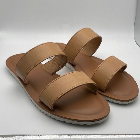 CUSHIONAIRE Women's slide sandal Size 7.5 Wide - Picture 1 of 5